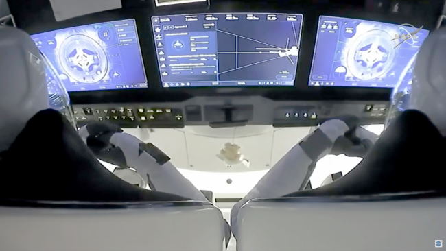 SpaceX Crew-1 Cockpit